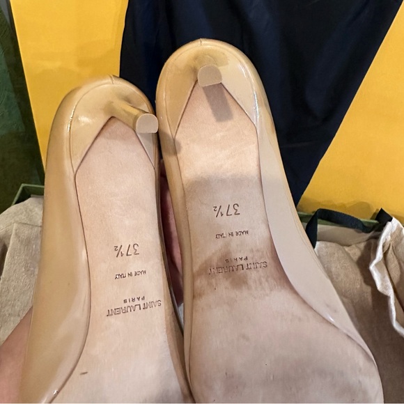 Saint Laurent Women's Tan Pumps,Size  37.5 - Picture 5 of 8